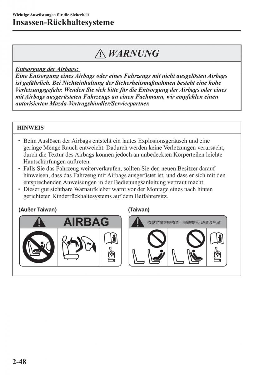 Mazda 3 III Handbuch / page 73