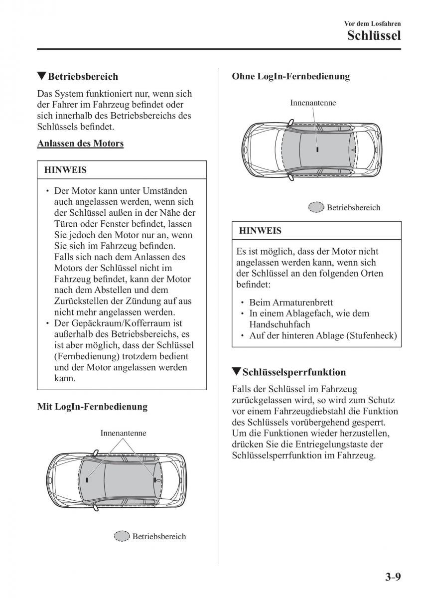 Mazda 3 III Handbuch / page 94