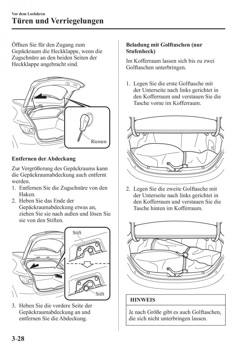 Mazda 3 III Handbuch / page 113