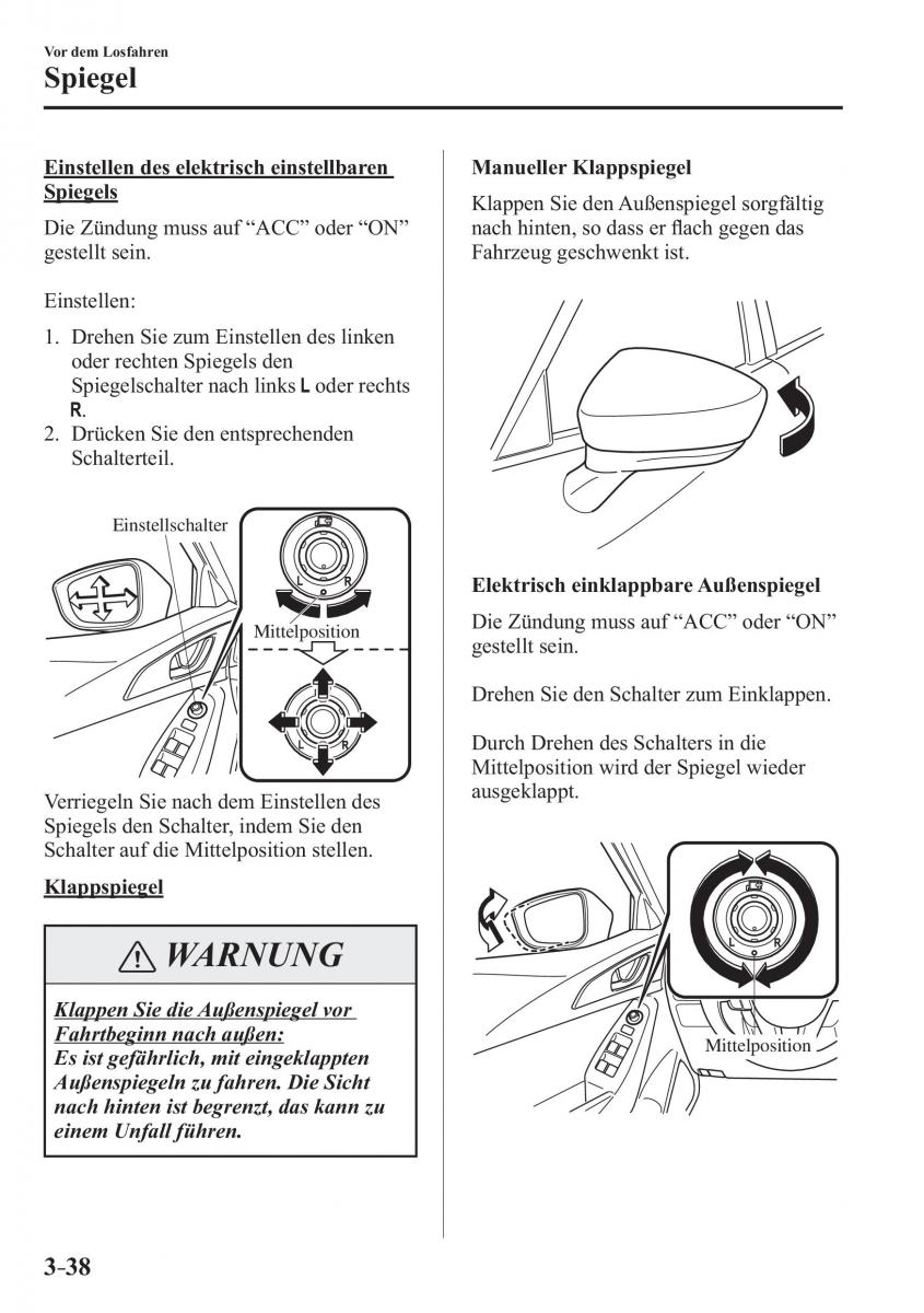 Mazda 3 III Handbuch / page 123