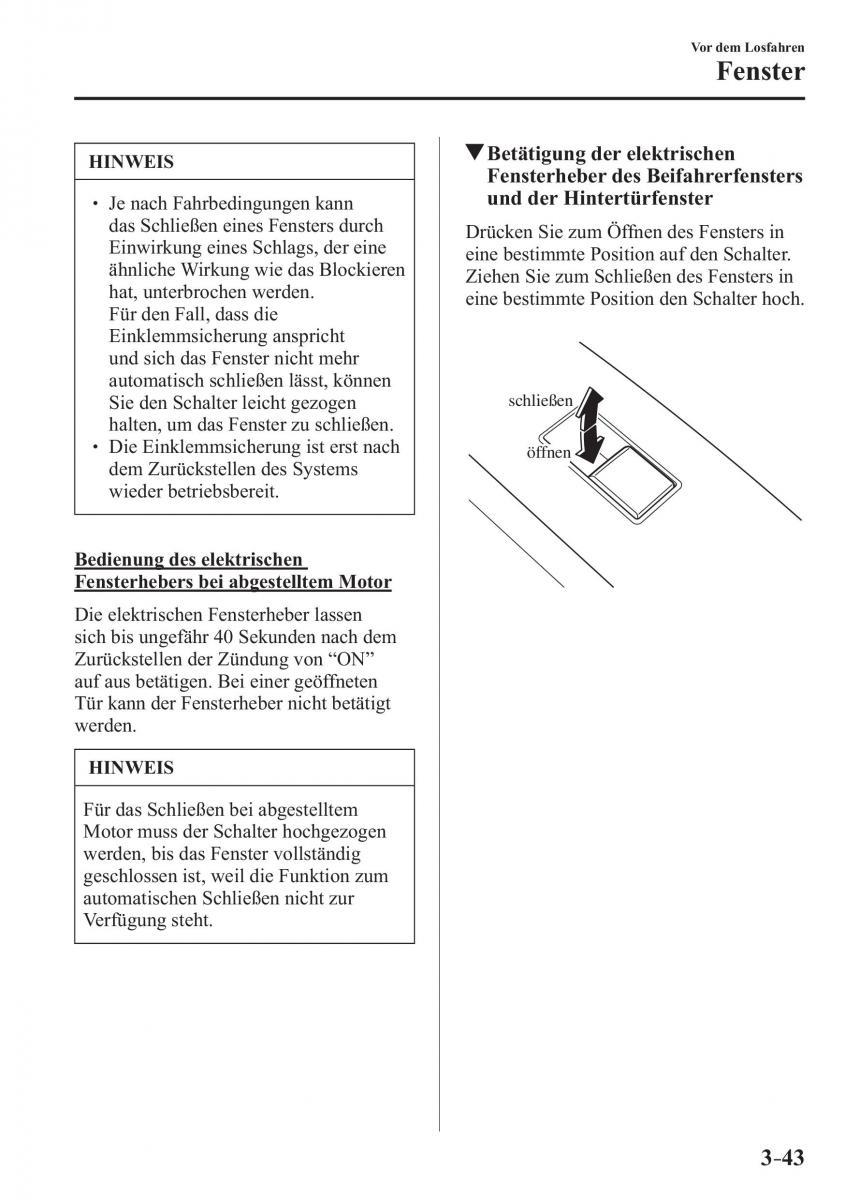 Mazda 3 III Handbuch / page 128