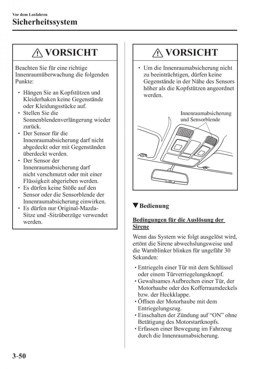 Mazda 3 III Handbuch / page 135