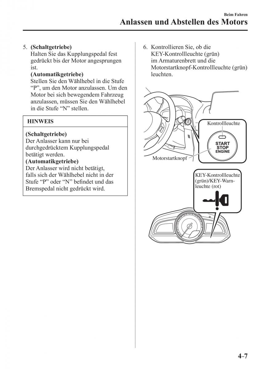 Mazda 3 III Handbuch / page 166