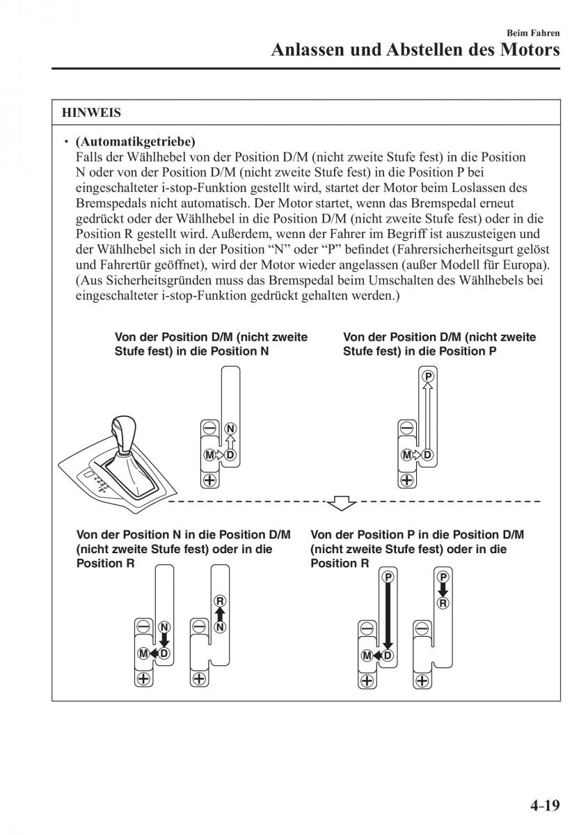 Mazda 3 III Handbuch / page 178