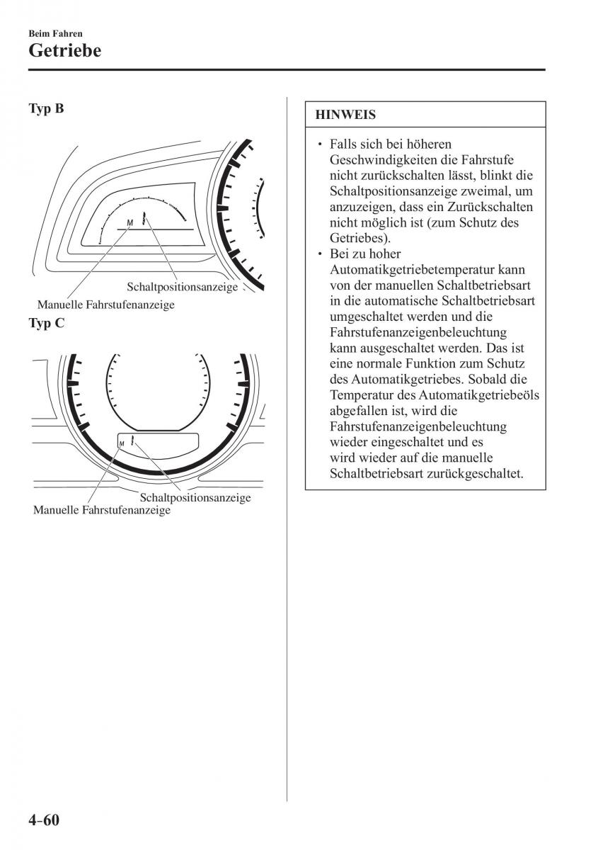 Mazda 3 III Handbuch / page 219