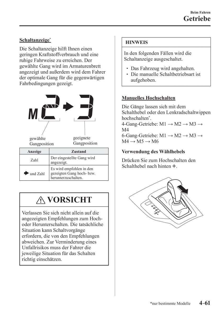 Mazda 3 III Handbuch / page 220