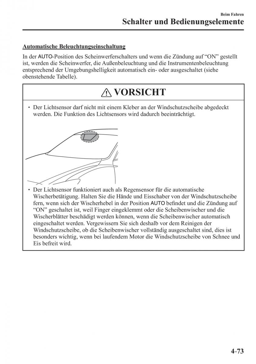 Mazda 3 III Handbuch / page 232