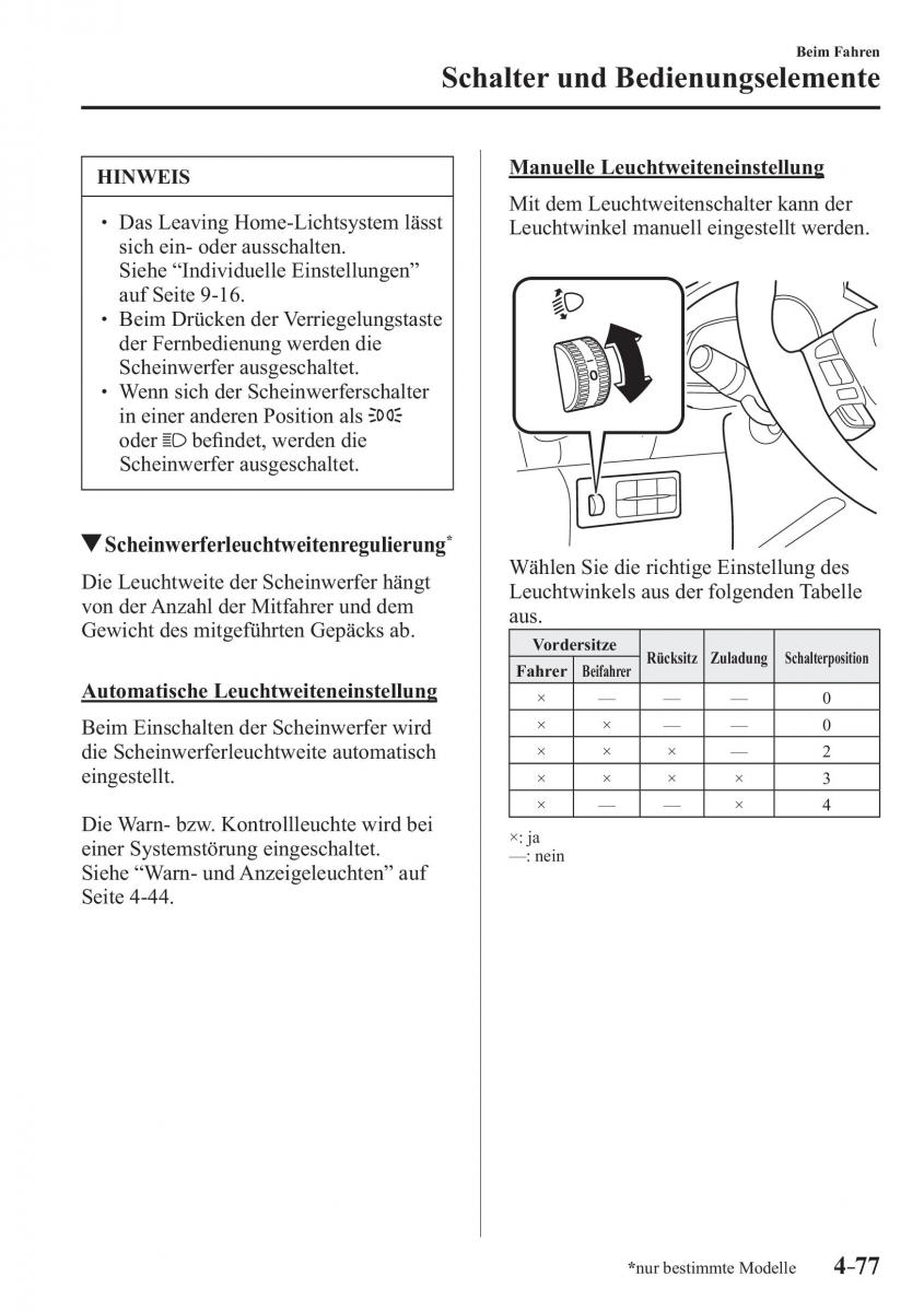 Mazda 3 III Handbuch / page 236