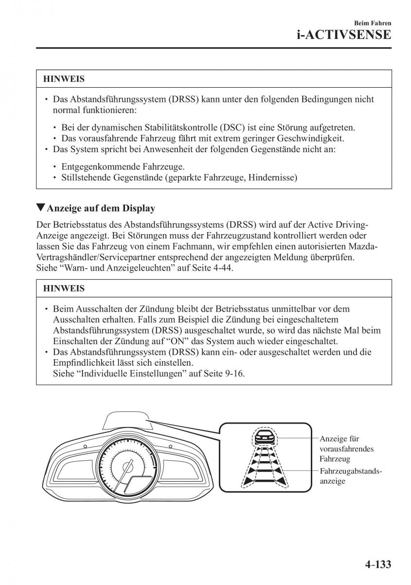 Mazda 3 III Handbuch / page 292