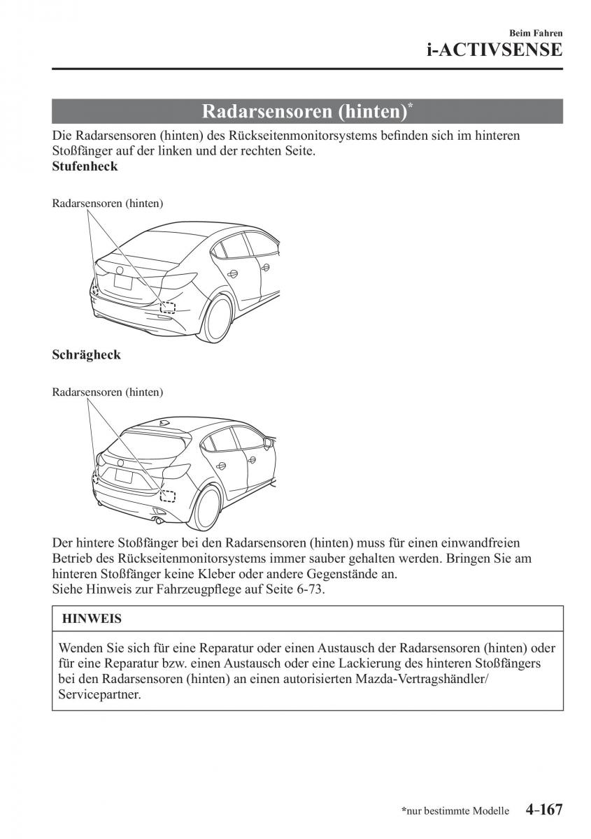 Mazda 3 III Handbuch / page 326