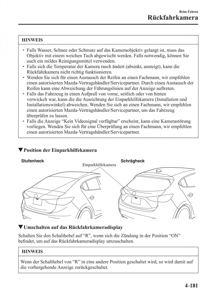 Mazda 3 III Handbuch / page 340