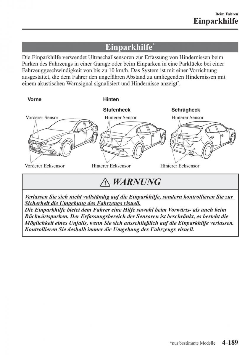 Mazda 3 III Handbuch / page 348