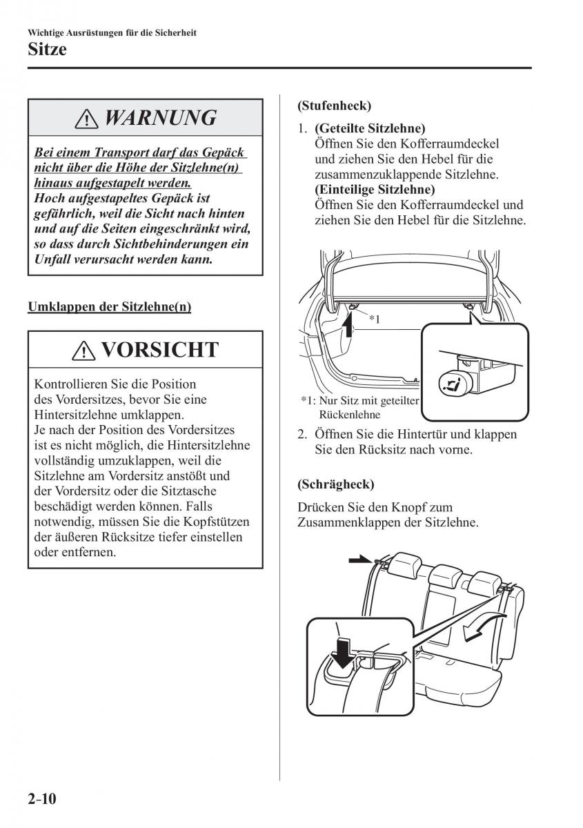 Mazda 3 III Handbuch / page 35