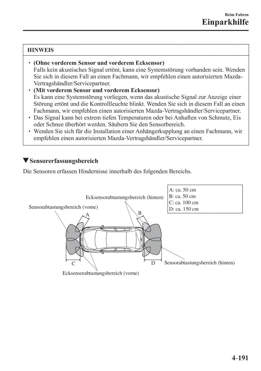 Mazda 3 III Handbuch / page 350