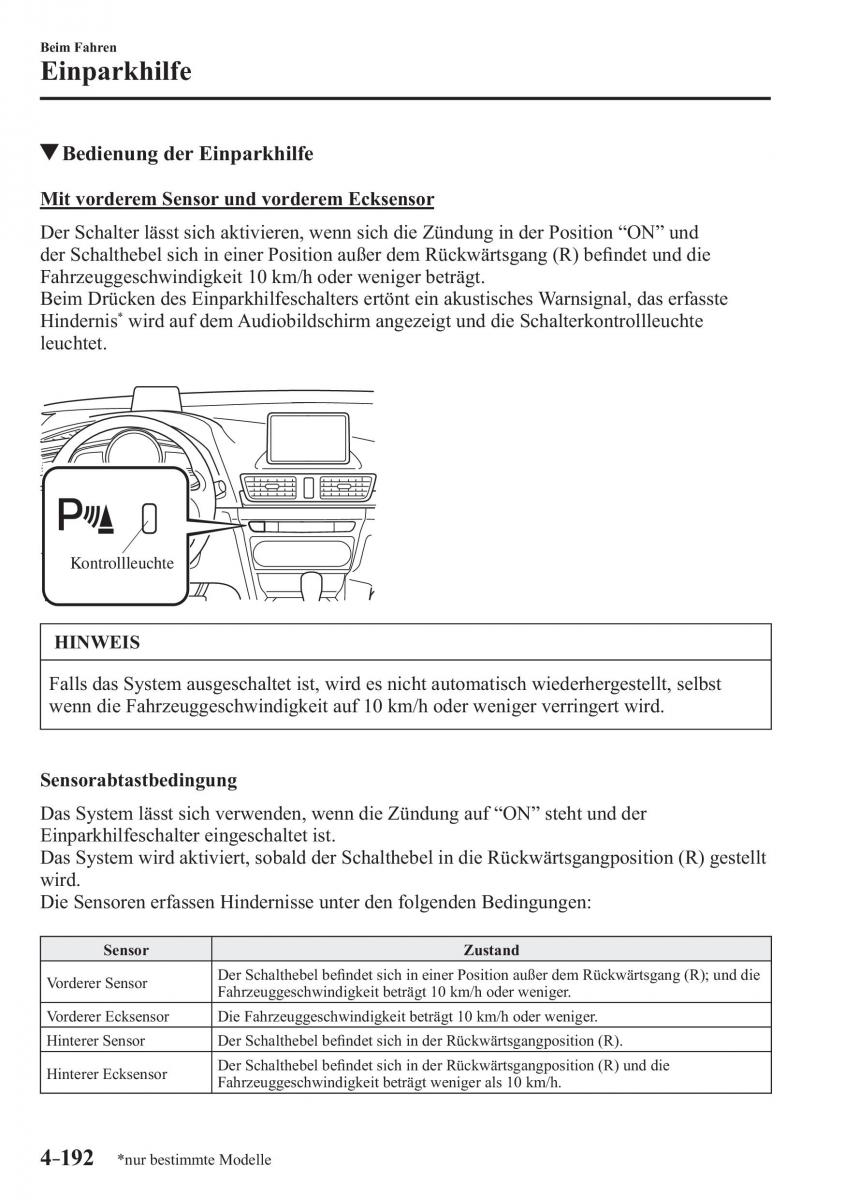 Mazda 3 III Handbuch / page 351