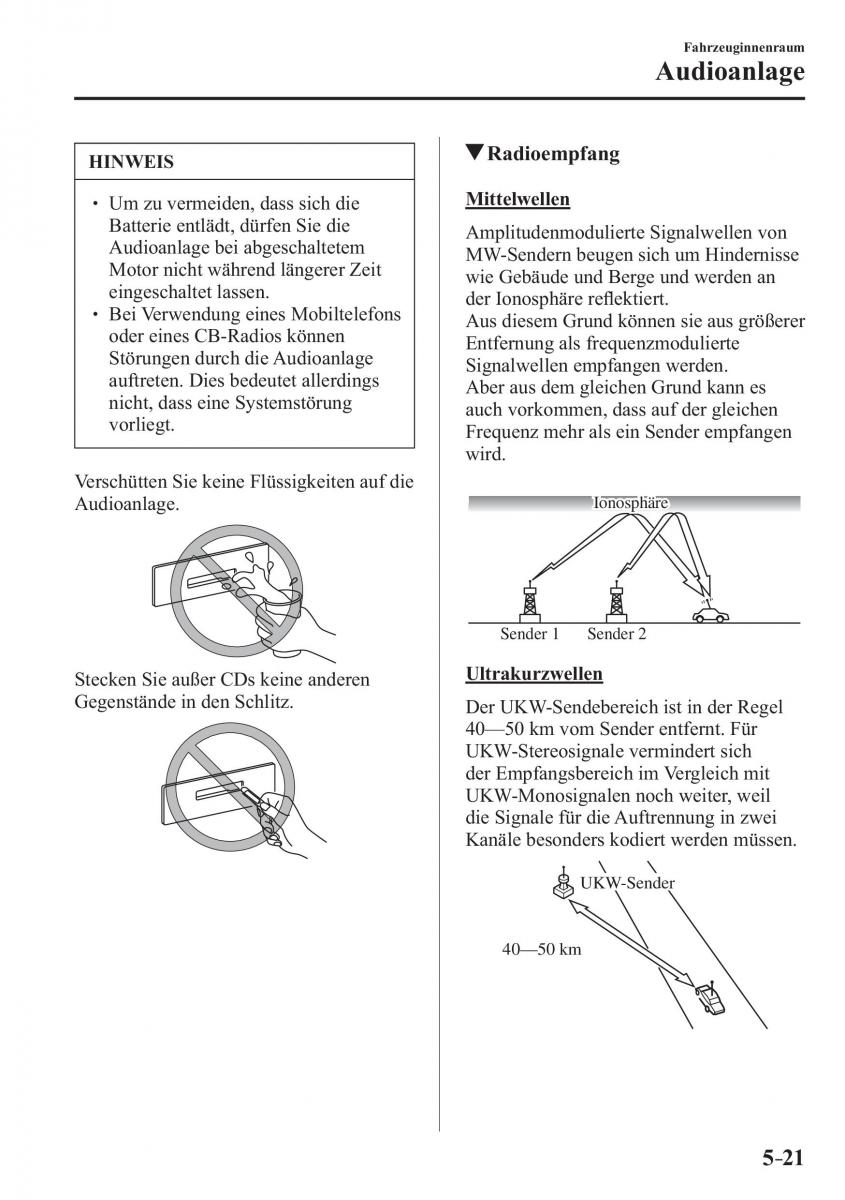 Mazda 3 III Handbuch / page 378