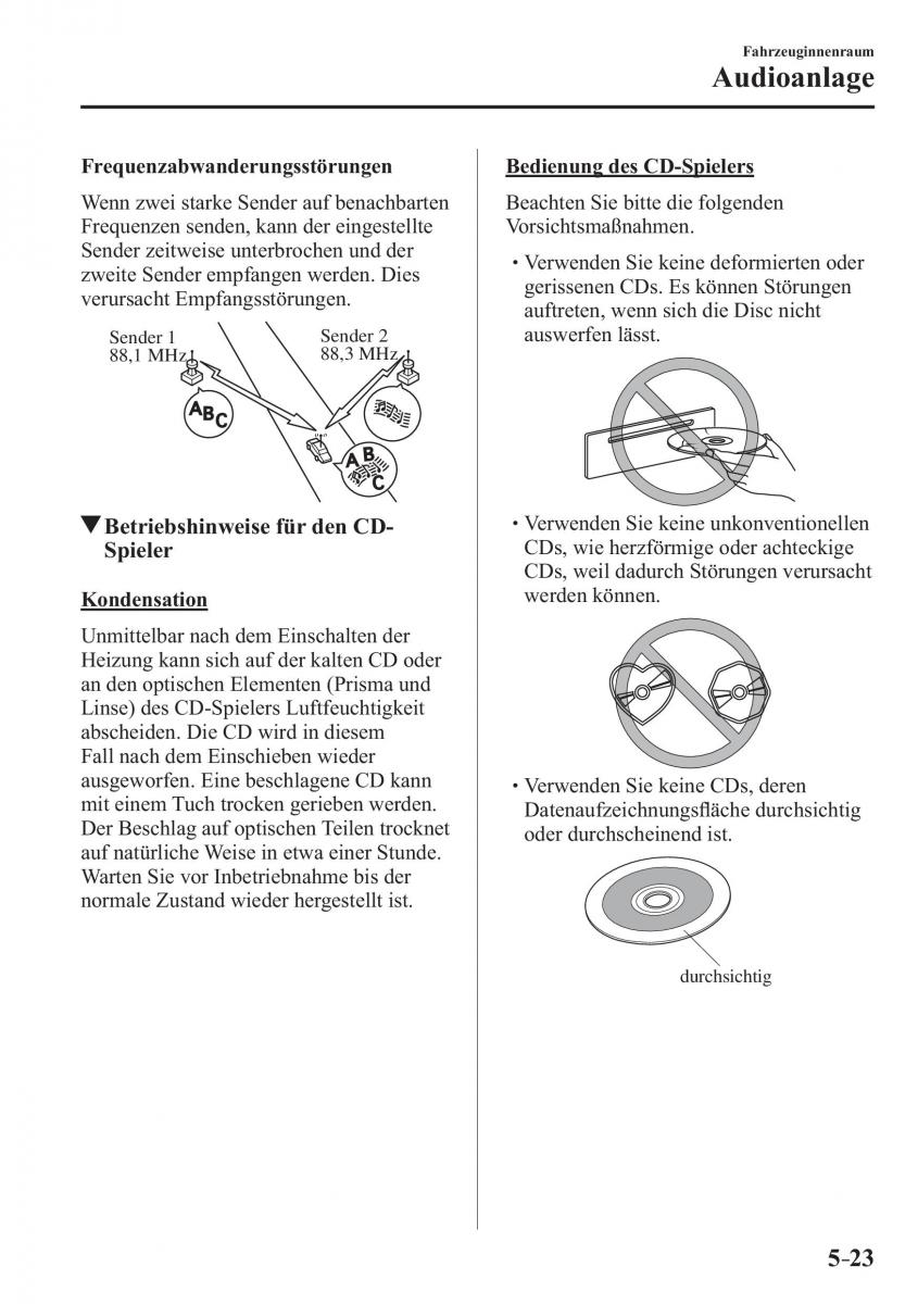 Mazda 3 III Handbuch / page 380