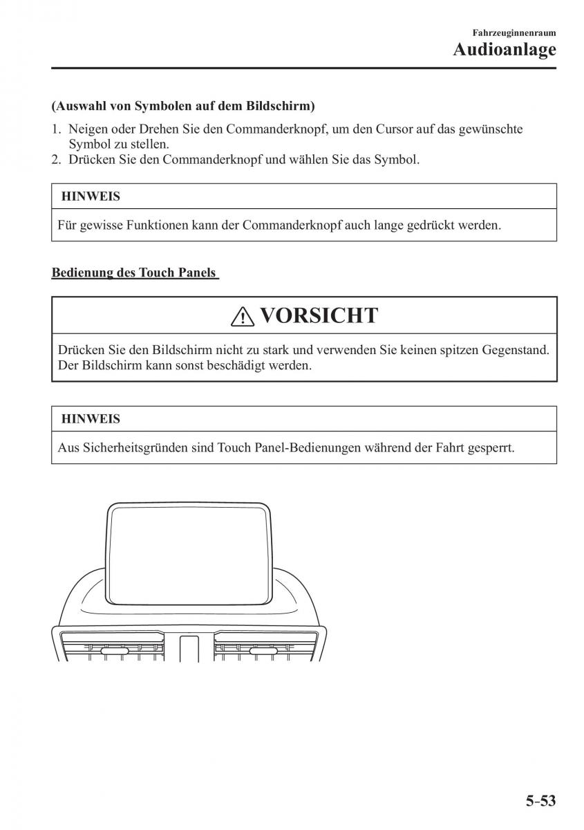 Mazda 3 III Handbuch / page 410