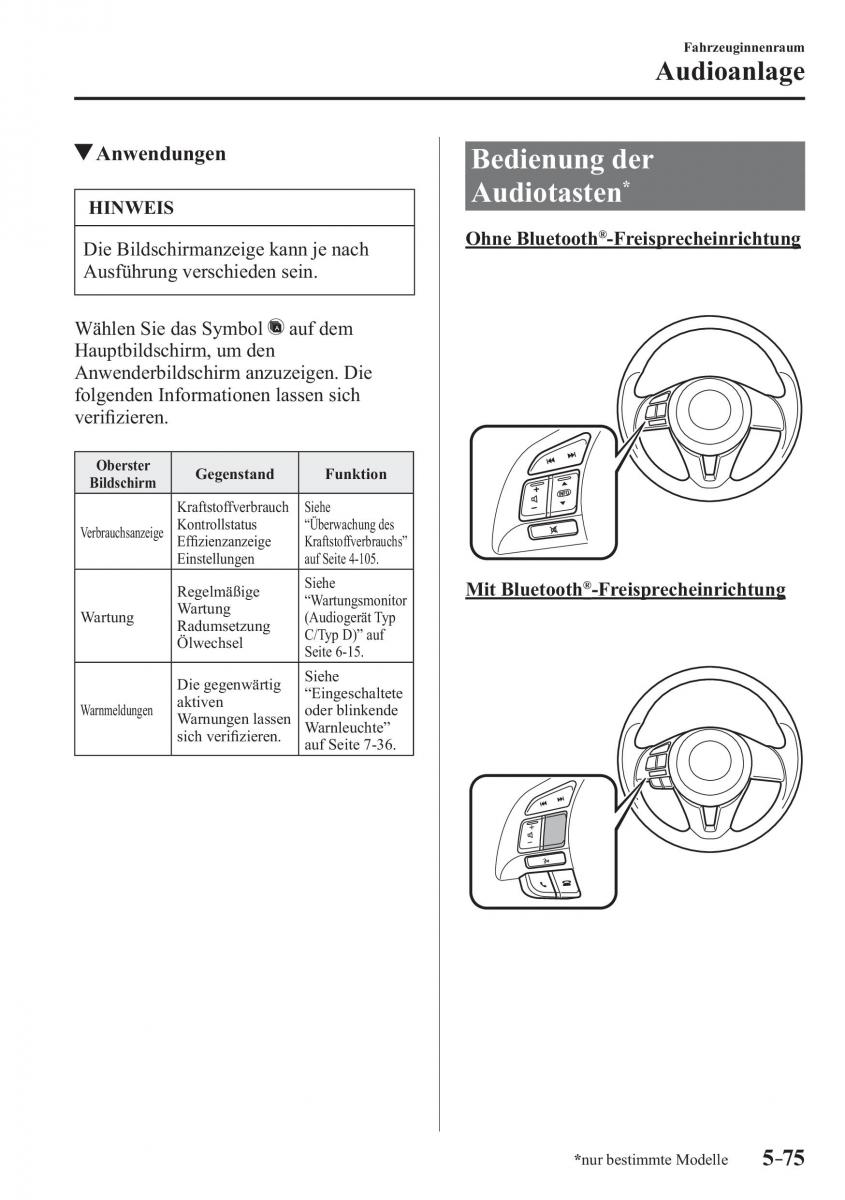 Mazda 3 III Handbuch / page 432