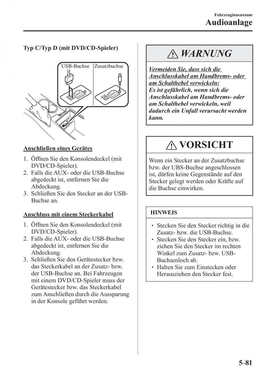 Mazda 3 III Handbuch / page 438