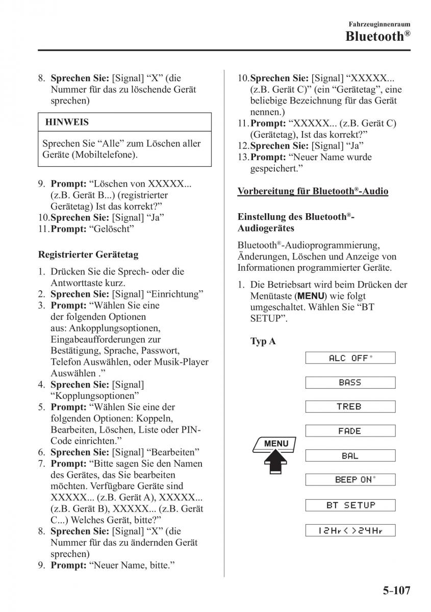 Mazda 3 III Handbuch / page 464