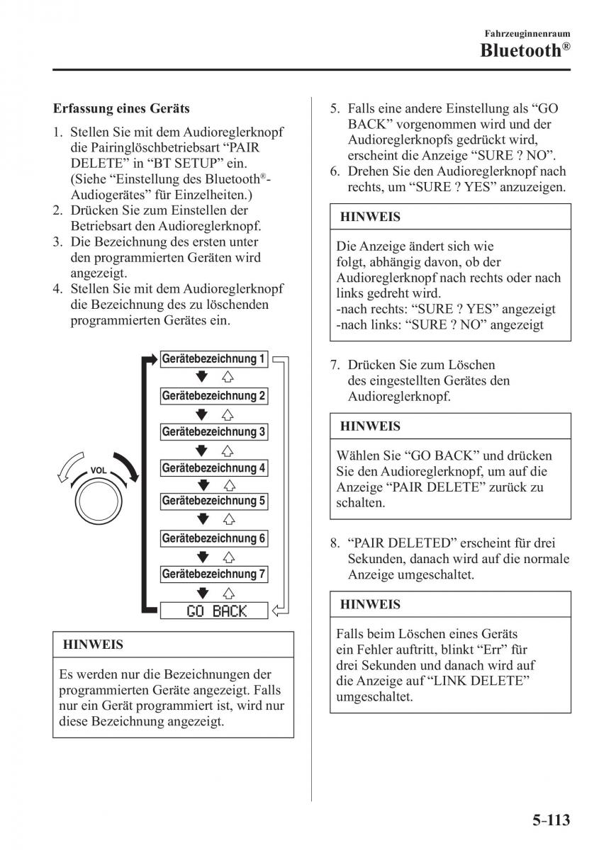 Mazda 3 III Handbuch / page 470