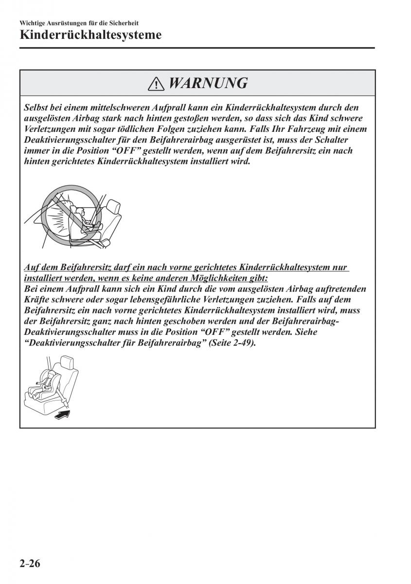 Mazda 3 III Handbuch / page 51