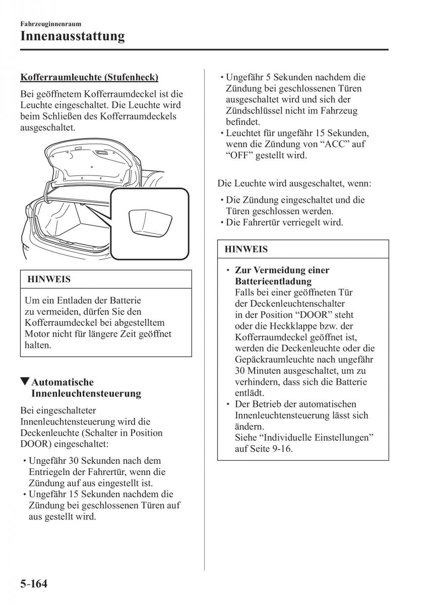 Mazda 3 III Handbuch / page 521