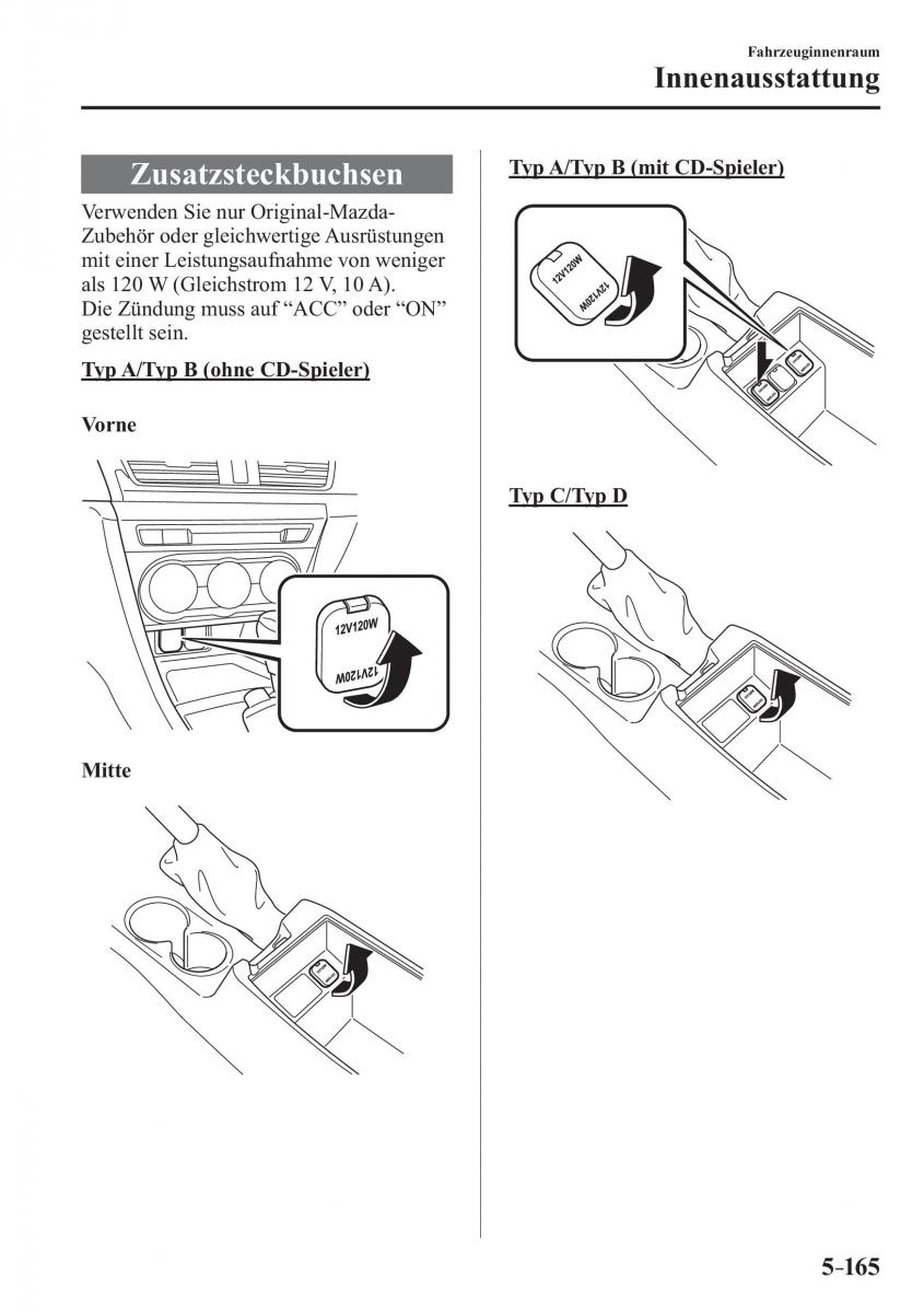 Mazda 3 III Handbuch / page 522