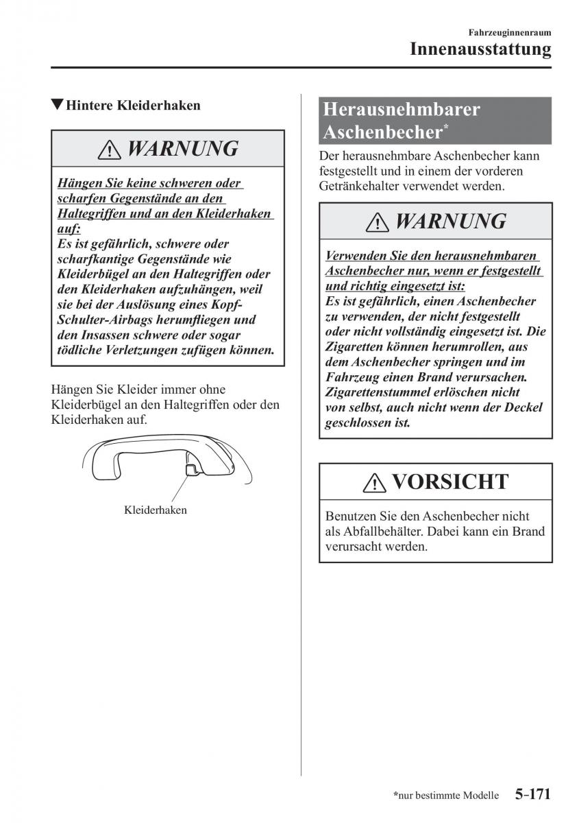 Mazda 3 III Handbuch / page 528