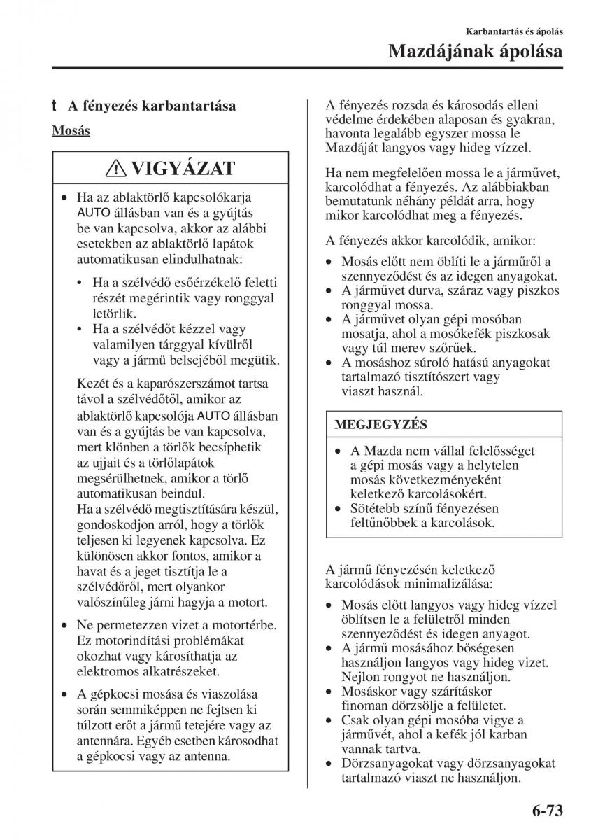 Mazda 3 III Kezelesi utmutato / page 569