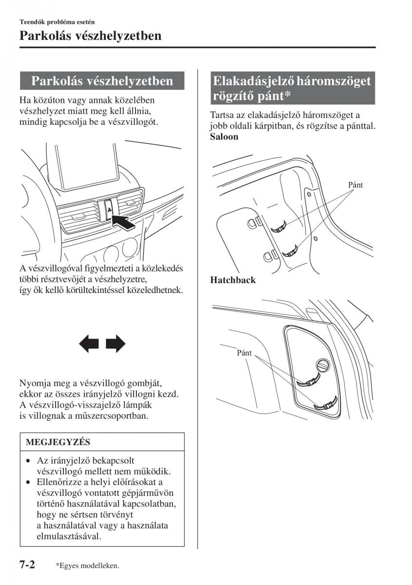 Mazda 3 III Kezelesi utmutato / page 578