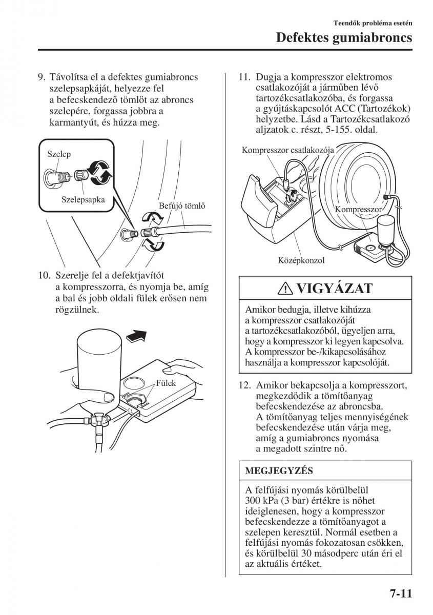 Mazda 3 III Kezelesi utmutato / page 587