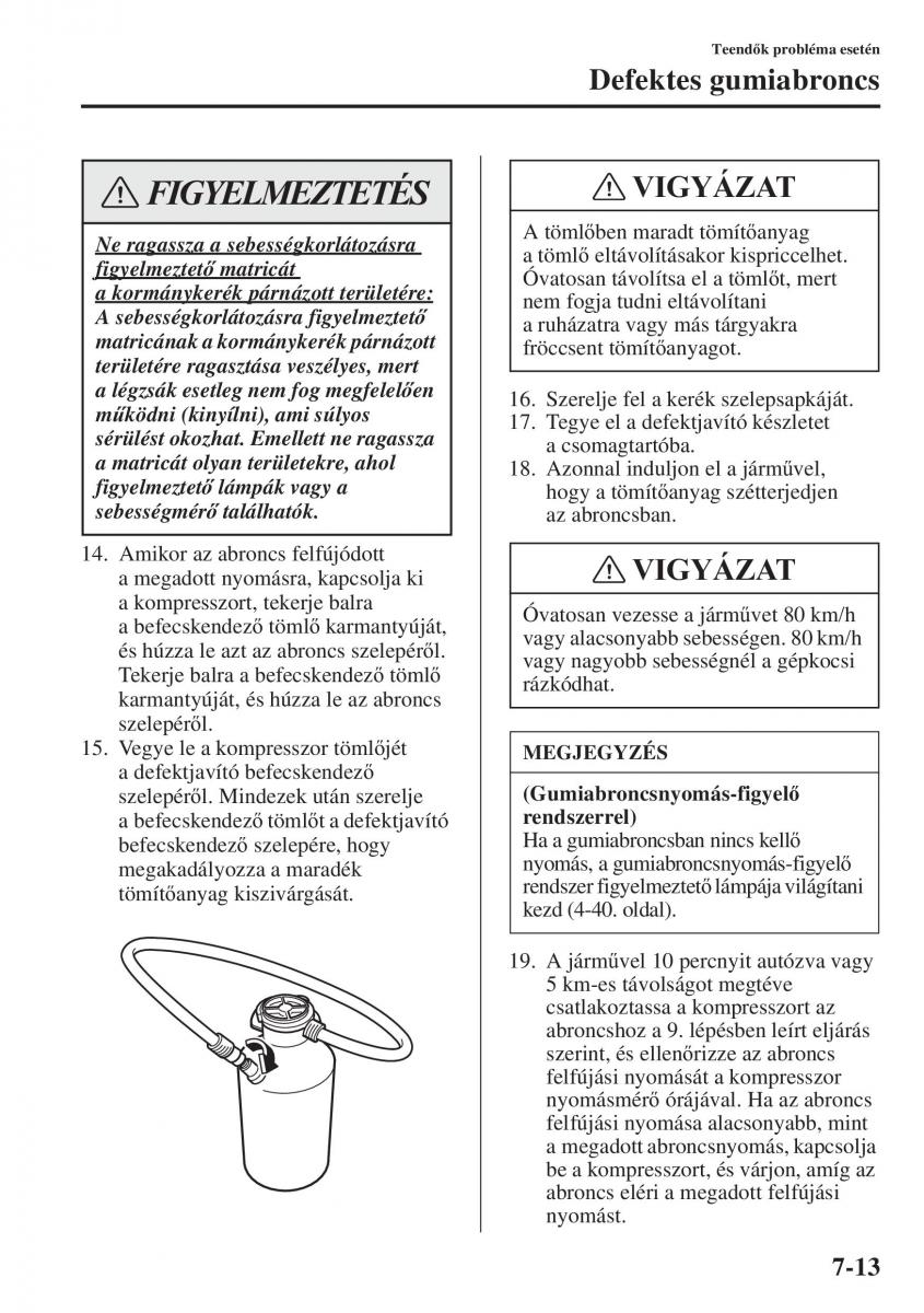 Mazda 3 III Kezelesi utmutato / page 589