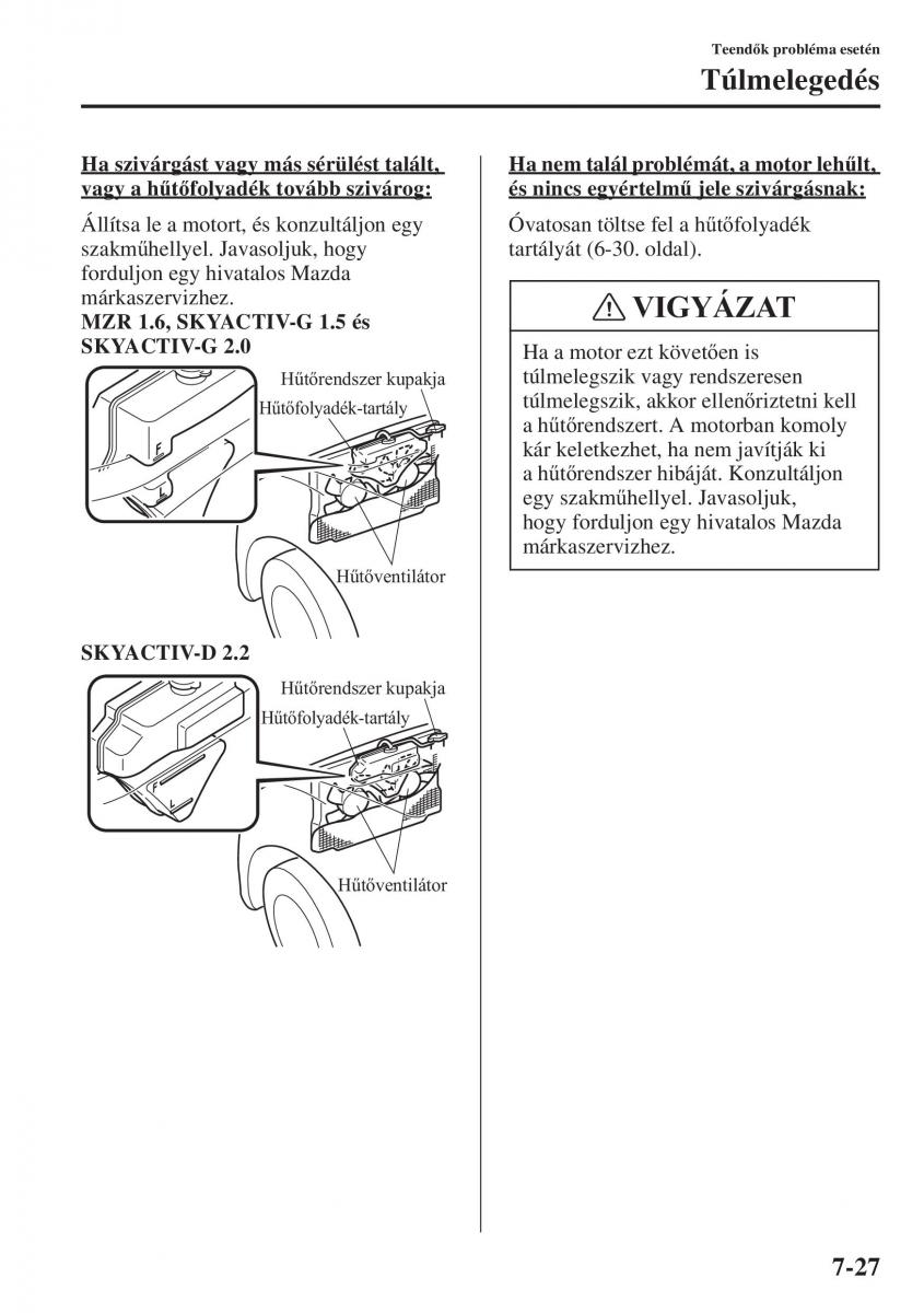 Mazda 3 III Kezelesi utmutato / page 603