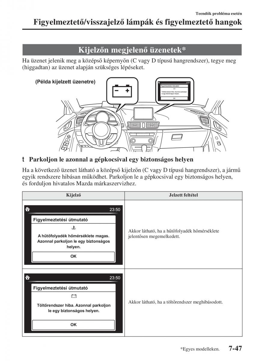 Mazda 3 III Kezelesi utmutato / page 623