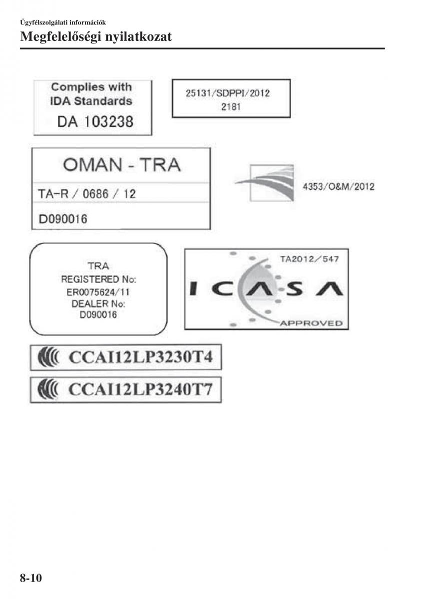 Mazda 3 III Kezelesi utmutato / page 642