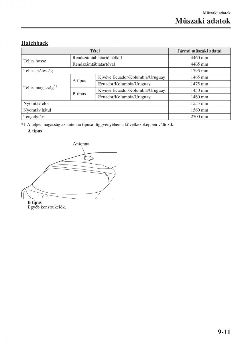 Mazda 3 III Kezelesi utmutato / page 665