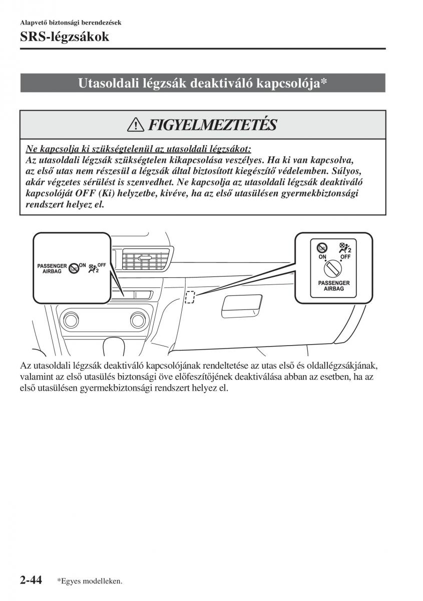 Mazda 3 III Kezelesi utmutato / page 68