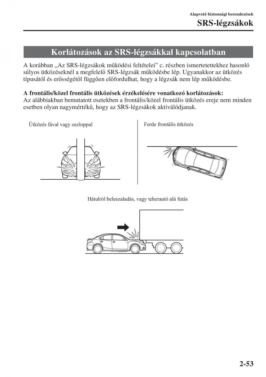 Mazda 3 III Kezelesi utmutato / page 77