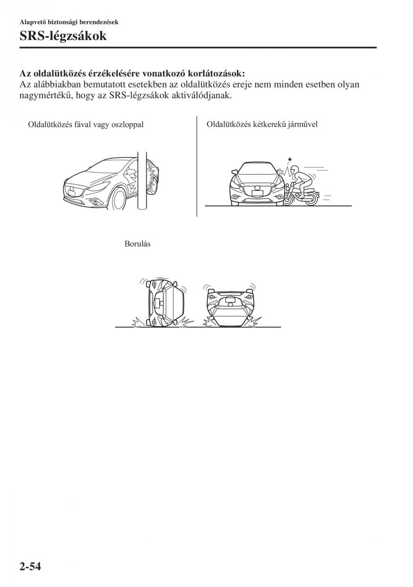 Mazda 3 III Kezelesi utmutato / page 78