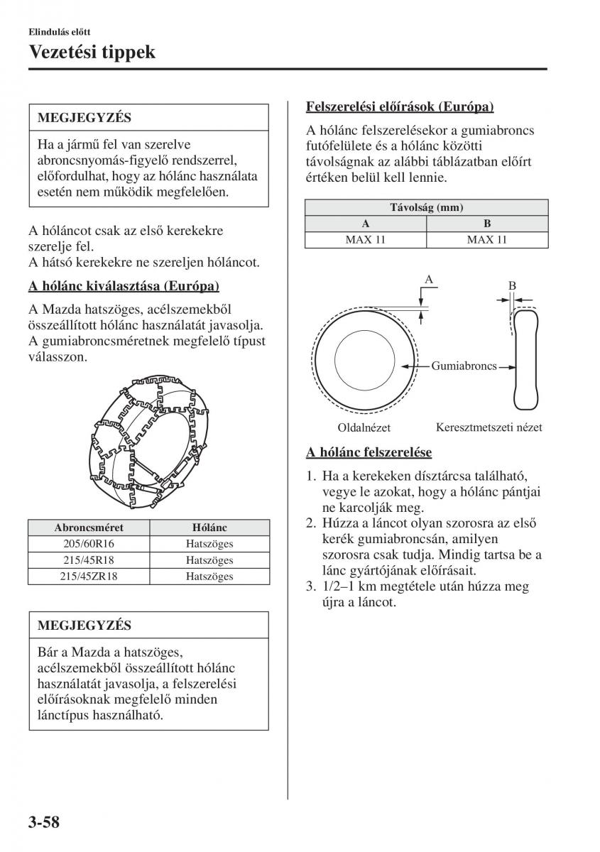 Mazda 3 III Kezelesi utmutato / page 136