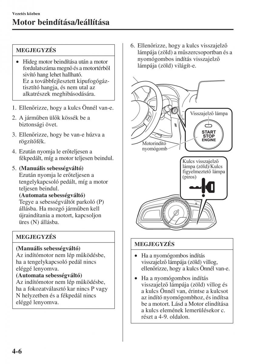 Mazda 3 III Kezelesi utmutato / page 156