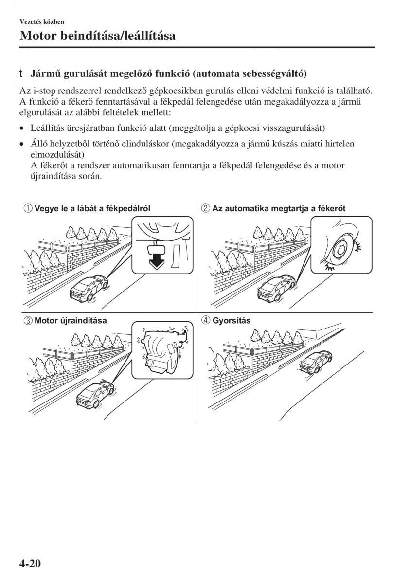 Mazda 3 III Kezelesi utmutato / page 170