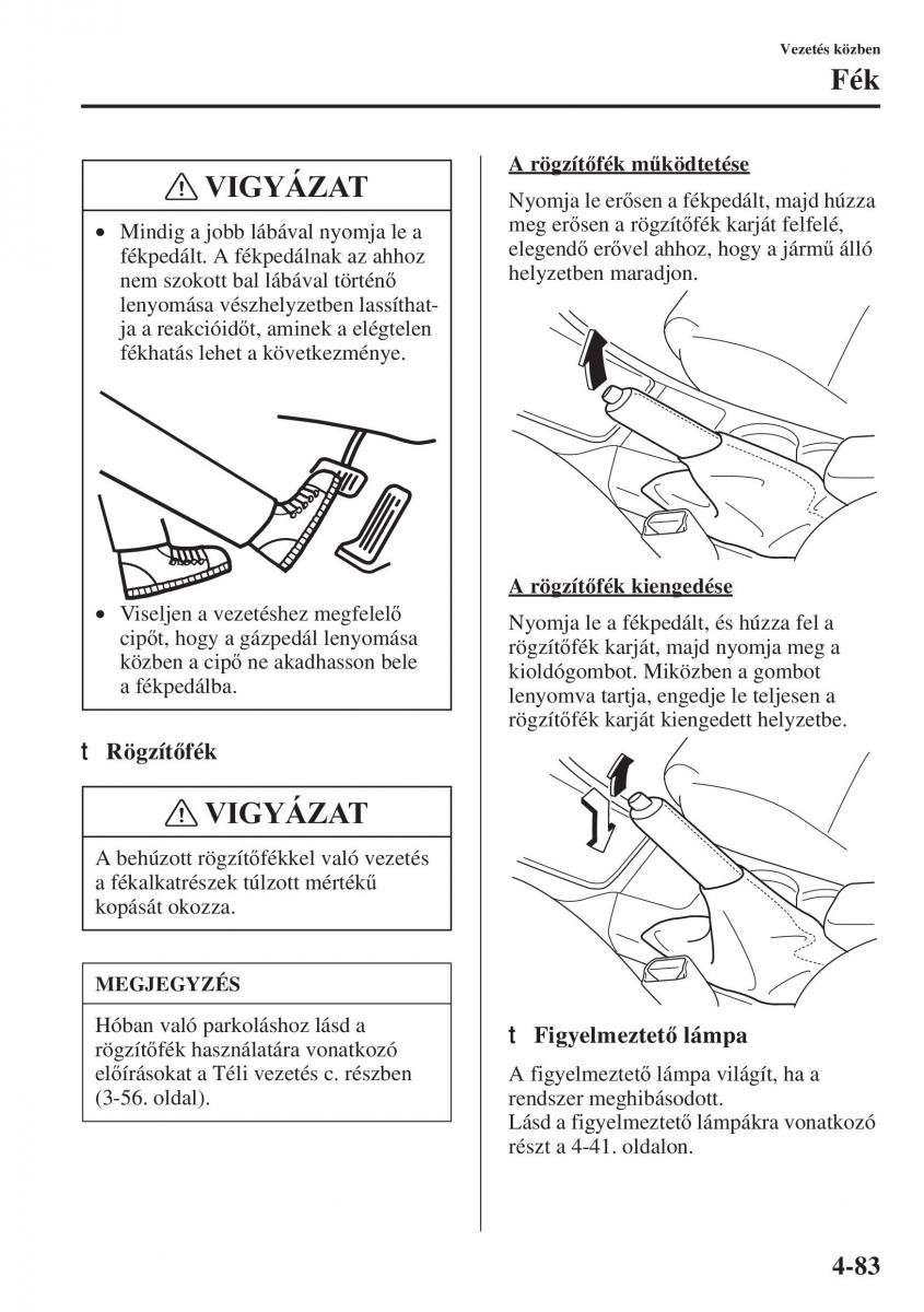 Mazda 3 III Kezelesi utmutato / page 233