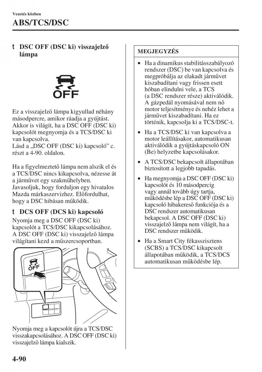 Mazda 3 III Kezelesi utmutato / page 240