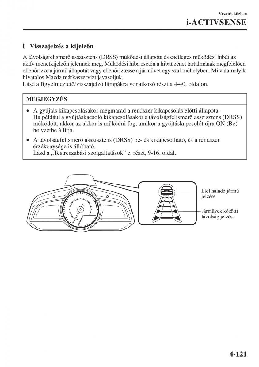 Mazda 3 III Kezelesi utmutato / page 271