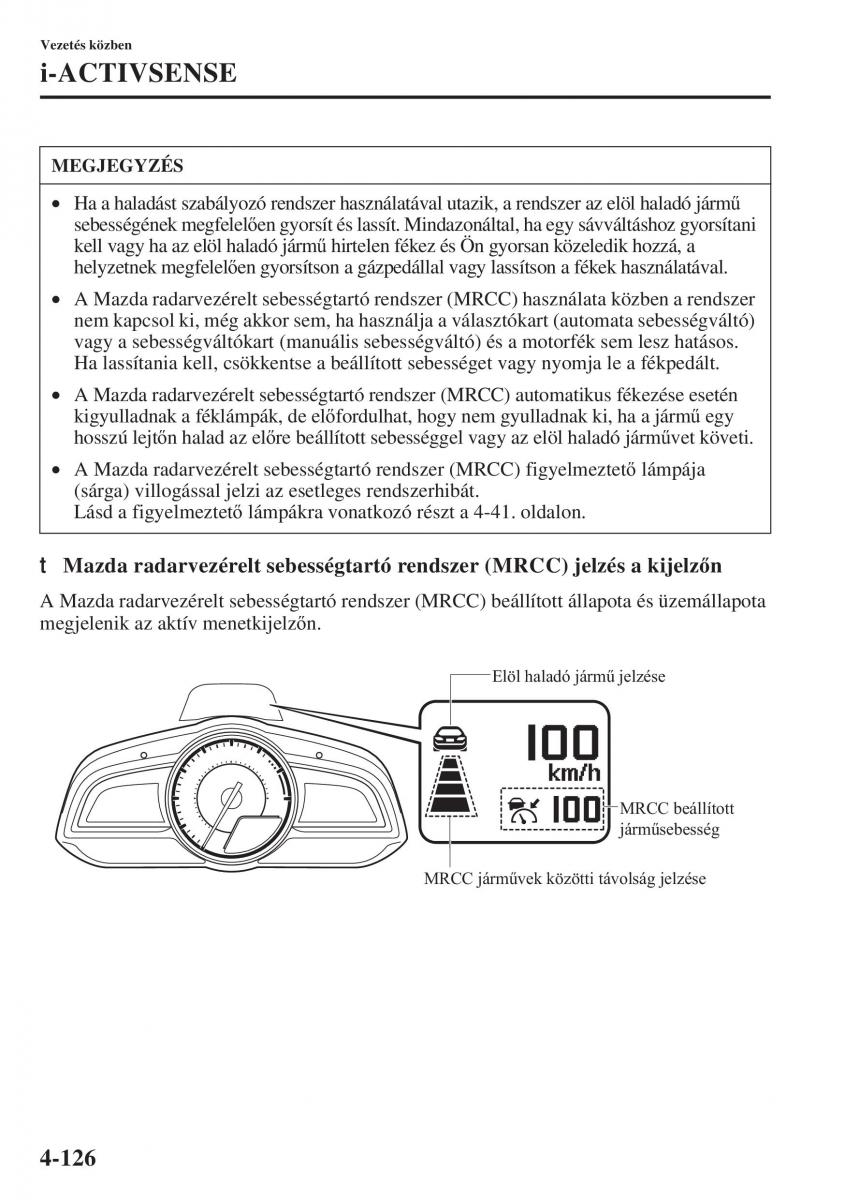 Mazda 3 III Kezelesi utmutato / page 276