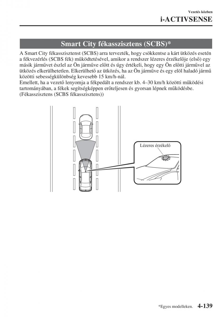 Mazda 3 III Kezelesi utmutato / page 289