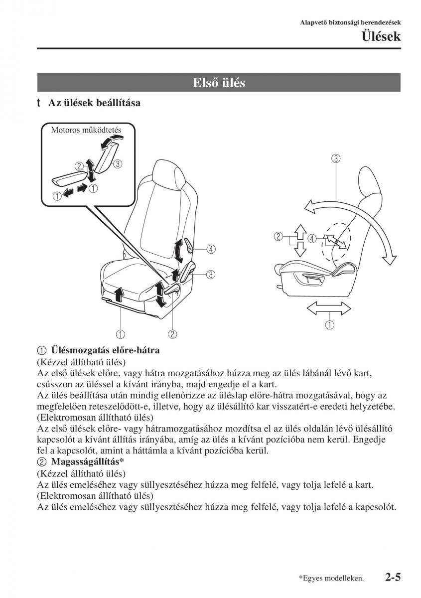 Mazda 3 III Kezelesi utmutato / page 29